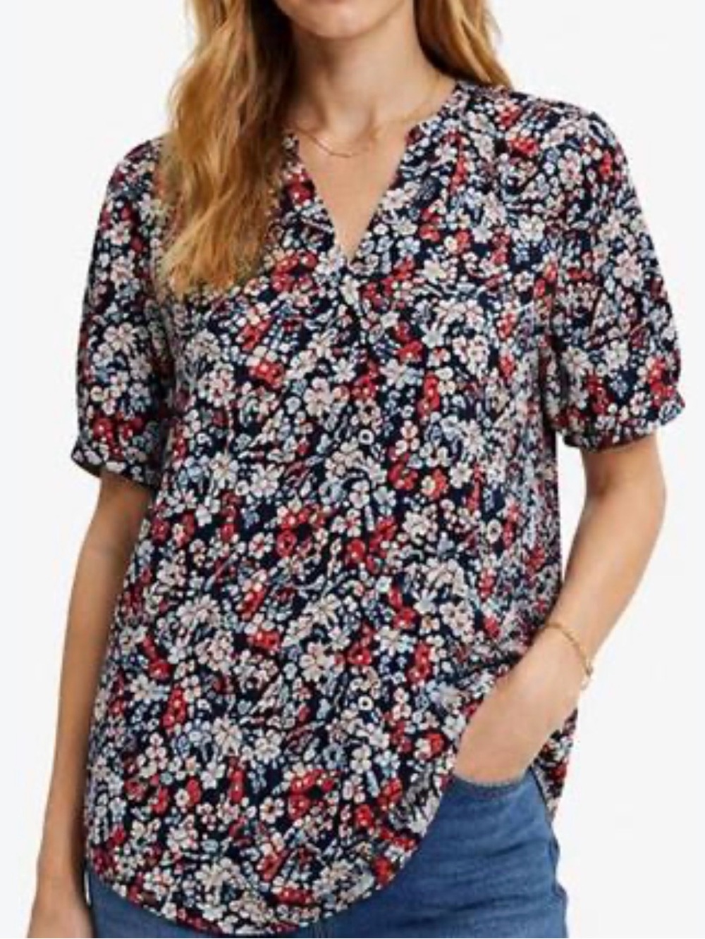 VELVET BY GRAHAM & SPENCER LUCIA TOP BLOUSE